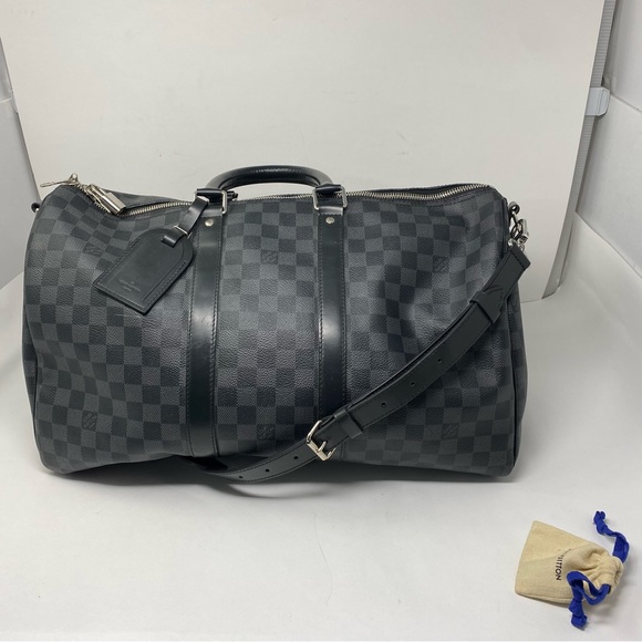 Louis Vuitton Bags Louis Vuitton Black Damier Graphite Keepall